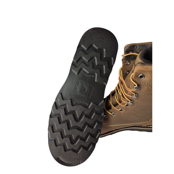 Brand New QLTY Safety Toe - Regular Toe Brown Leather Work Boot Men’s Size 12 main image 7